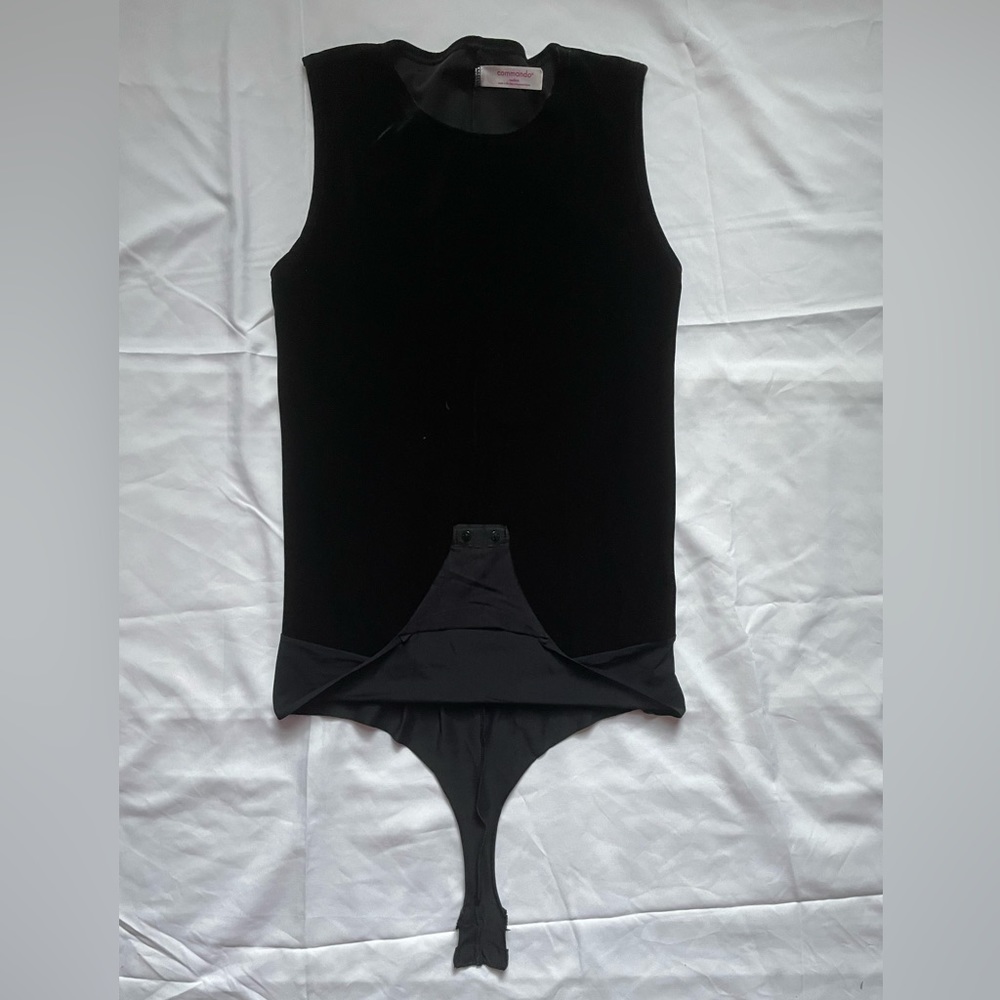 Commando Black Velvet Bodysuit